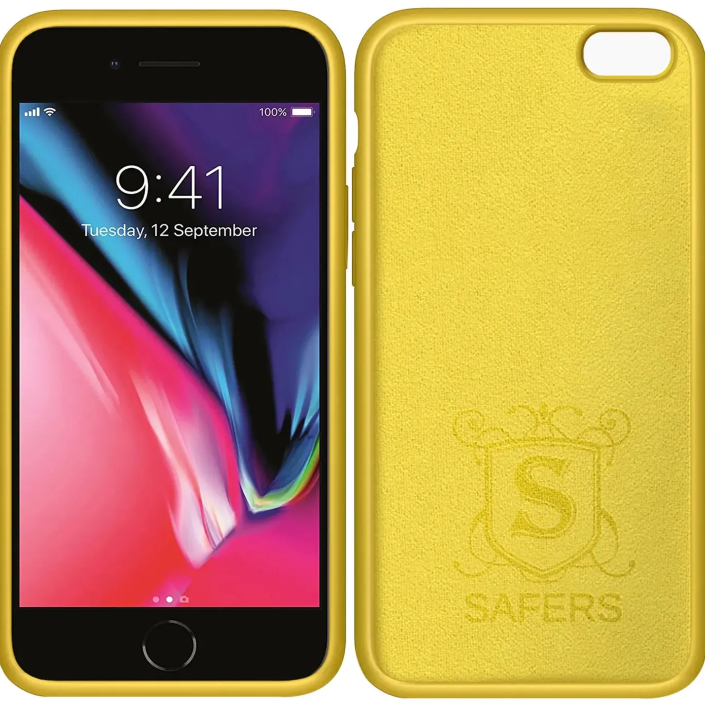 iPhone 7 / 8 / SE 2 / SE 3 - Silikon Case mit Mikrofaser-Innenseite