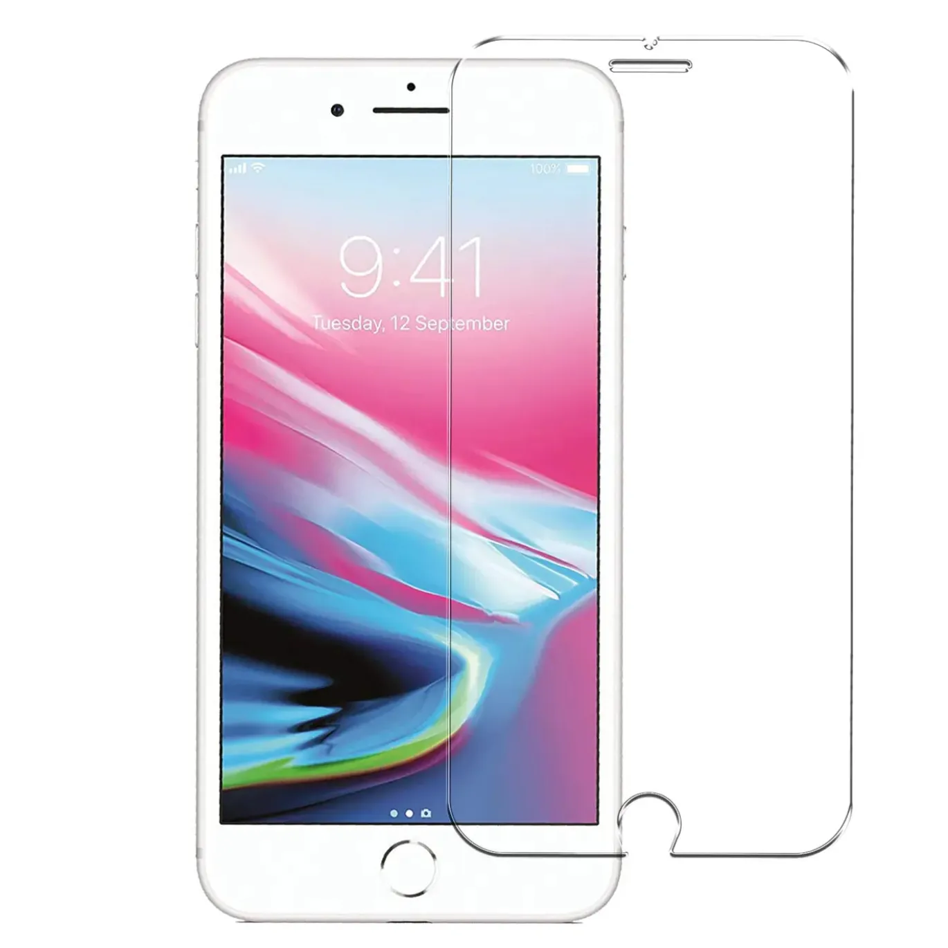 iPhone 7 / 8 / SE 2 / SE 3 - 2x 9H Panzer Glasfolie, Displayfolie