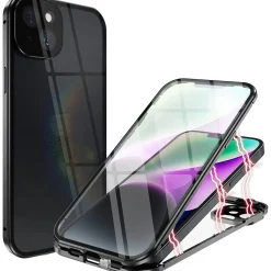 iPhone 15 - 360° Glas Hülle mit Rundumschutz