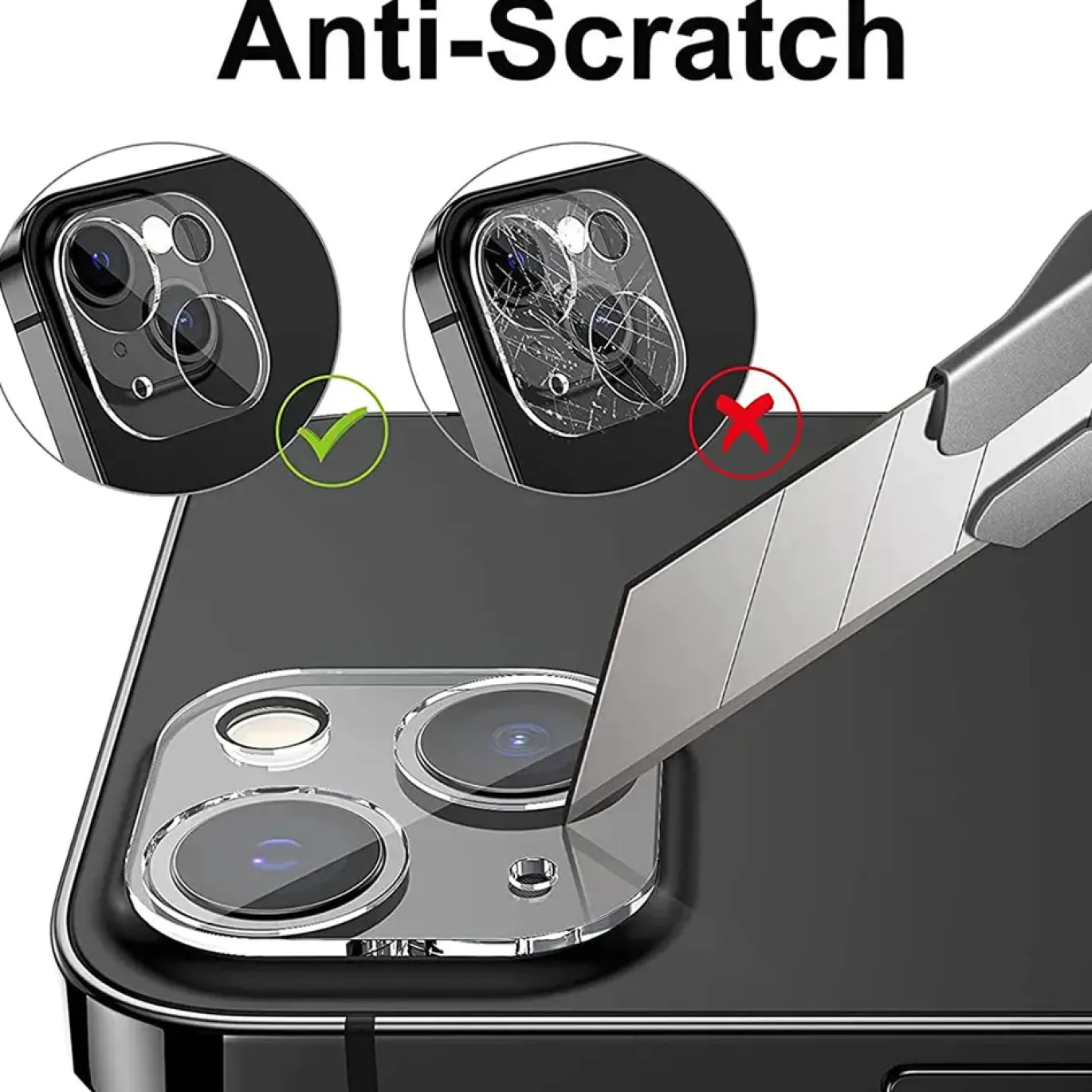 iPhone 13 / 13 Mini - Kameraschutz aus gehärtetem Glas