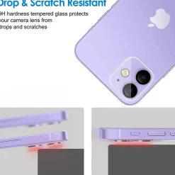iPhone 11 / 12 Mini - Kameraschutz aus gehärtetem Glas