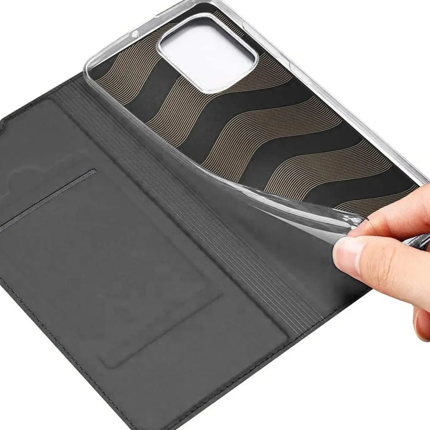 iPhone 12 / 12 Pro - Booklet Case mit Magnetverschluss