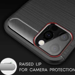iPhone 12 / 12 Pro - Carbon Case Hülle, stoßfest