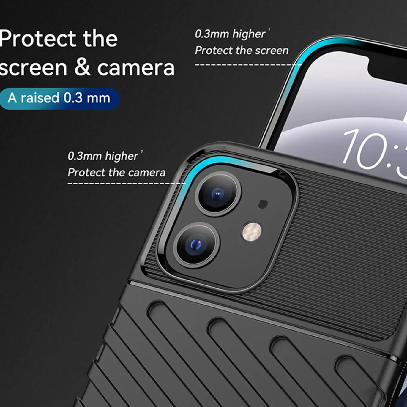 iPhone 12 / 12 Pro - Elegante Hülle stoßfest & stylisch