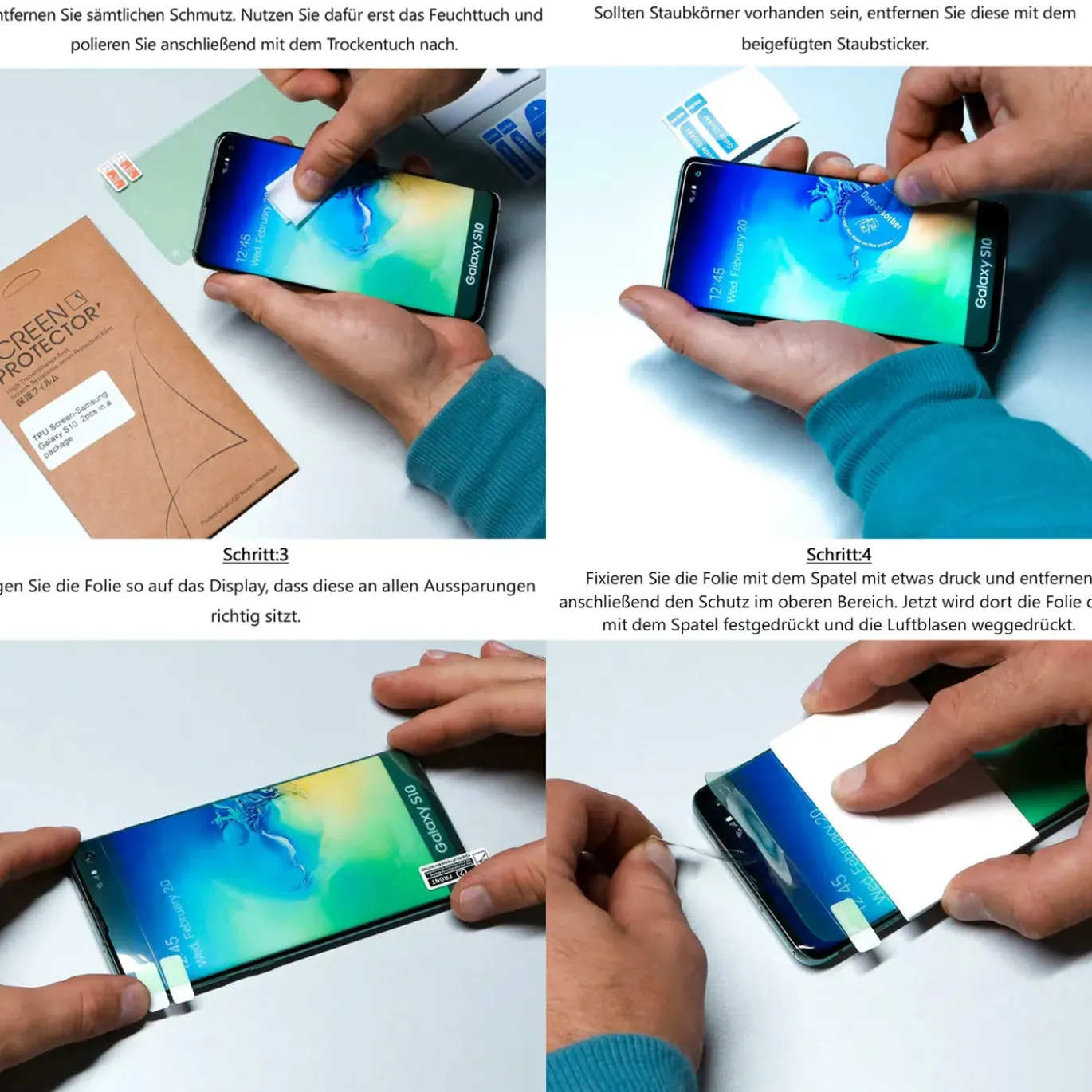 iPhone 12 / 12 Pro - Fullscreen TPU Panzerglas, 2 Stück
