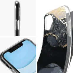 iPhone 12 / 12 Pro - Marmor & Sand Design Hülle