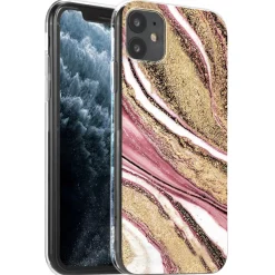 iPhone 12 / 12 Pro - Marmor & Sand Design Hülle