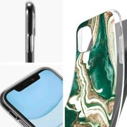 iPhone 12 / 12 Pro - Marmor & Sand Design Hülle