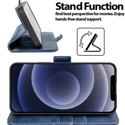 iPhone 12 / 12 Pro - Robuste Klapphülle mit RFID Block