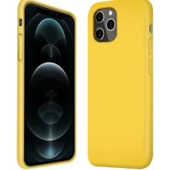 iPhone 12 / 12 Pro - Silikon Case mit Mikrofaser-Innenseite