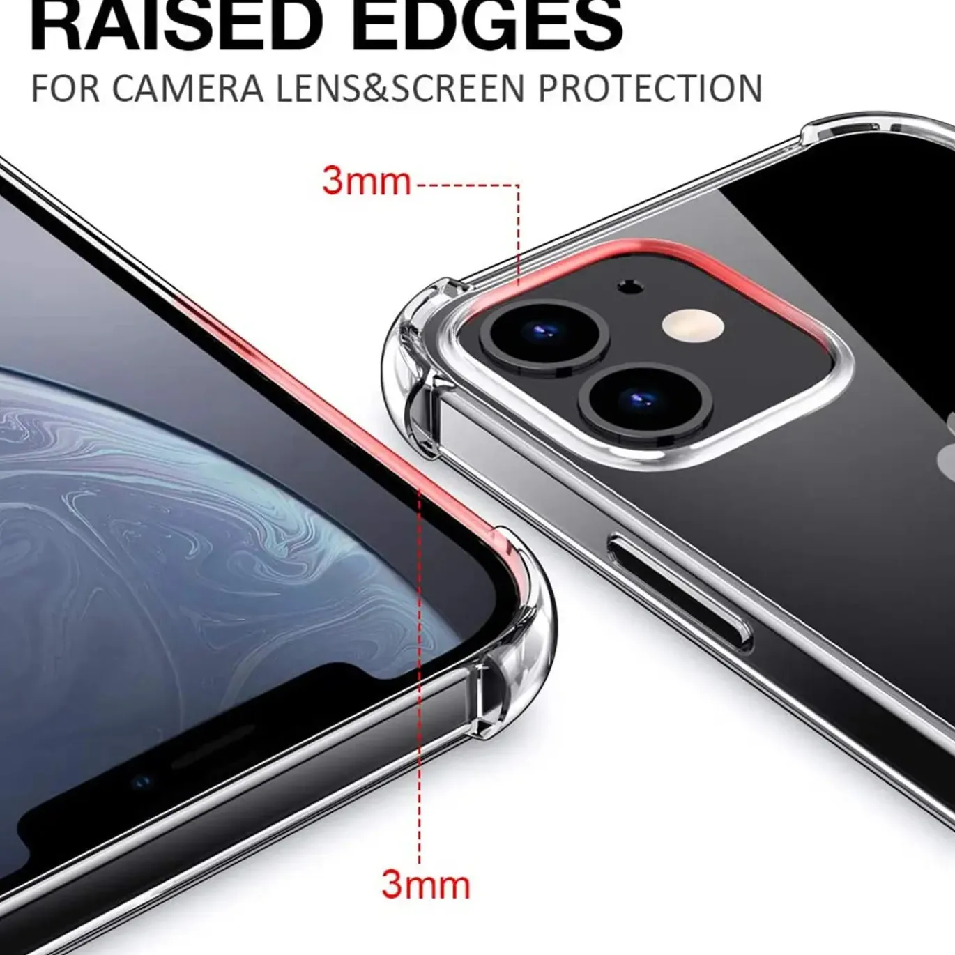 iPhone 12 / 12 Pro - Stoßfestes Clear Case