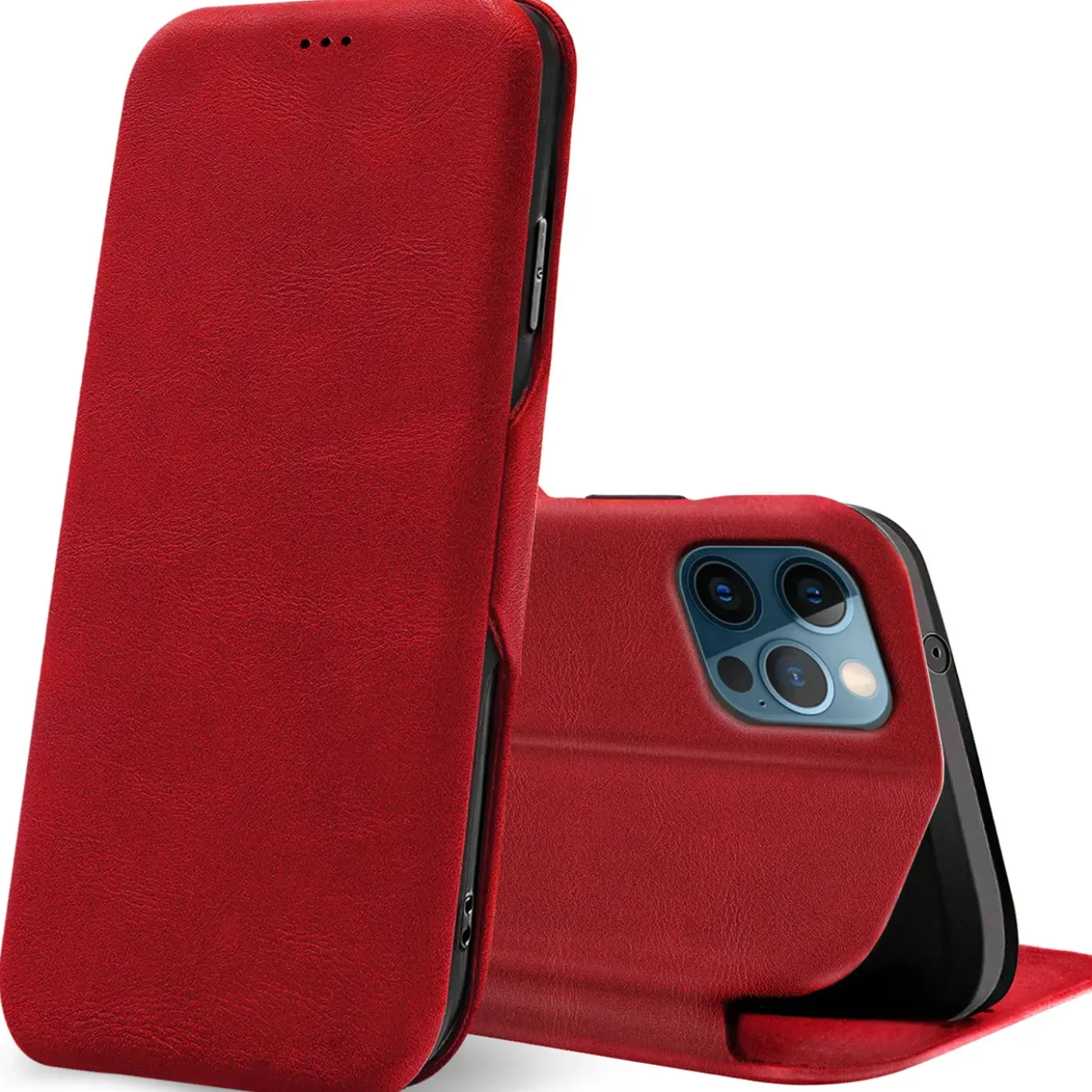 iPhone 12 / 12 Pro - Wallet Etui mit Standfunktion