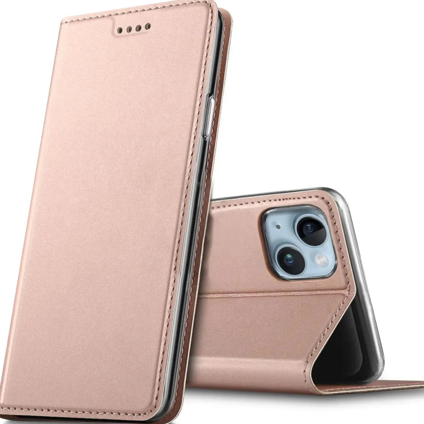 iPhone 15 - Booklet Case mit Magnetverschluss