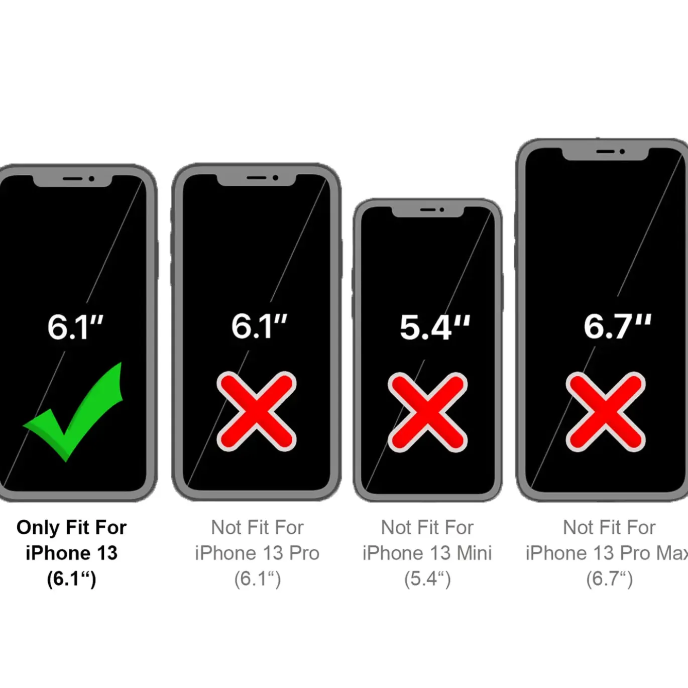 iPhone 13 - Booklet Case mit Magnetverschluss
