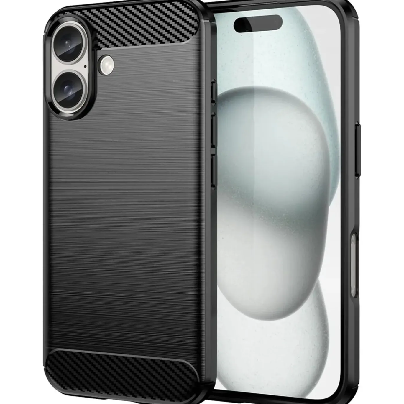 iPhone 16 - Carbon Case Hülle, stoßfest