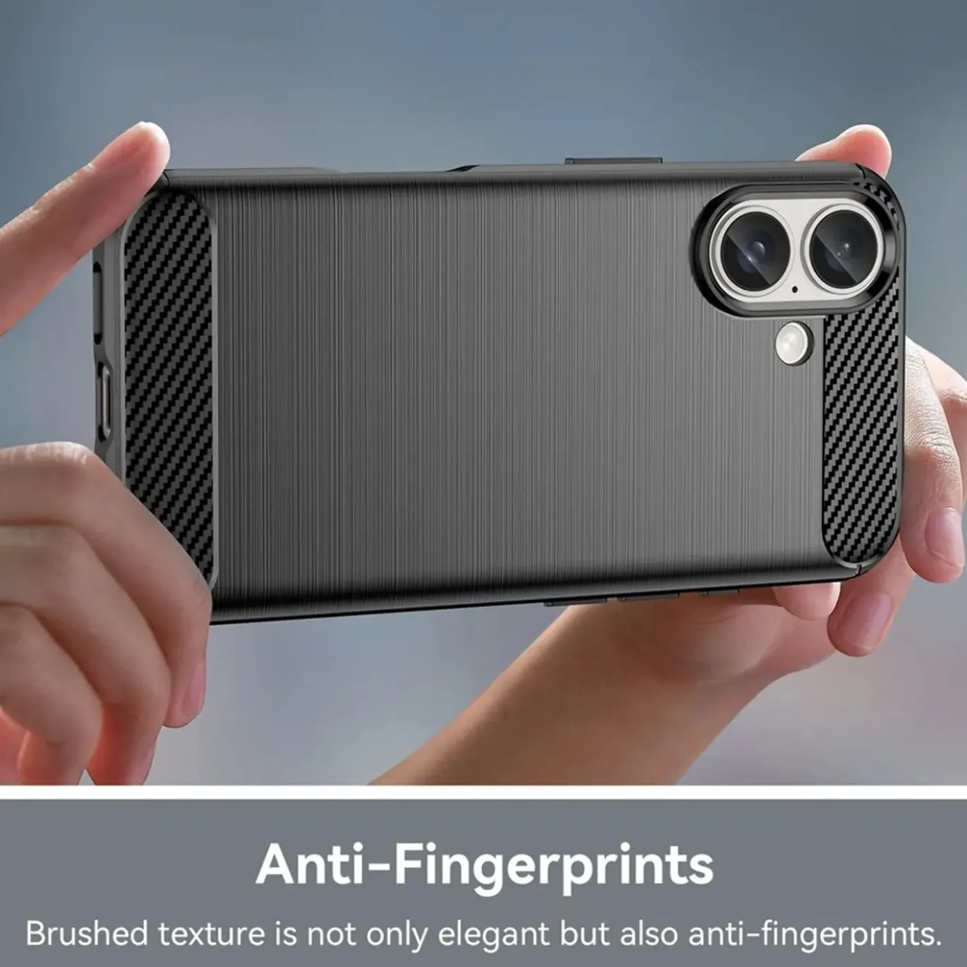 iPhone 16 - Carbon Case Hülle, stoßfest