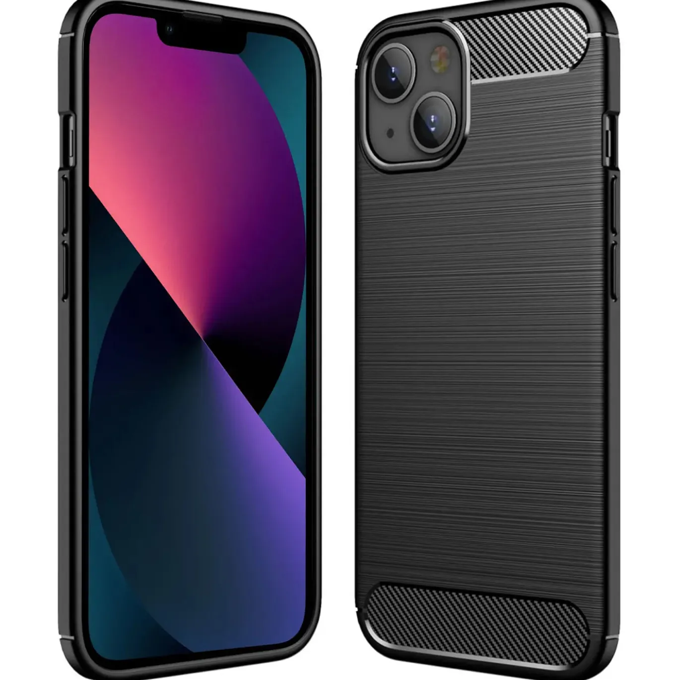 iPhone 15 - Carbon Case Hülle, stoßfest