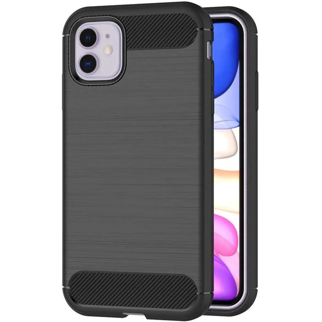 iPhone 11 - Carbon Case Hülle, stoßfest