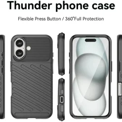 iPhone 16 - Elegante Hülle stoßfest & stylisch