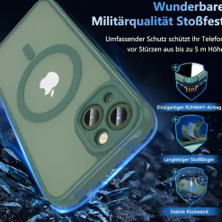 iPhone 12 - Farbige MagSafe Hülle mit Kameraschutz