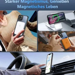 iPhone 15 - Farbige MagSafe Hülle mit Kameraschutz