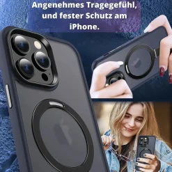 iPhone 15 - Farbige MagSafe Hülle mit Ring