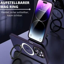 iPhone 15 - Farbige MagSafe Hülle mit Ring