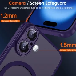 iPhone 16 - Farbige MagSafe Hülle mit Kameraschutz