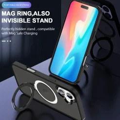 iPhone 16 - Farbige MagSafe Hülle mit Ring