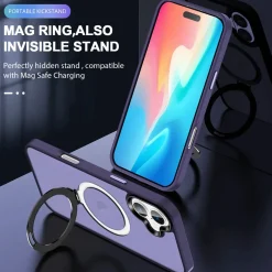 iPhone 16 - Farbige MagSafe Hülle mit Ring