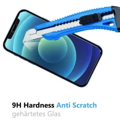 iPhone 12 - 9H Displayschutzfolie 2x Display & Kamera