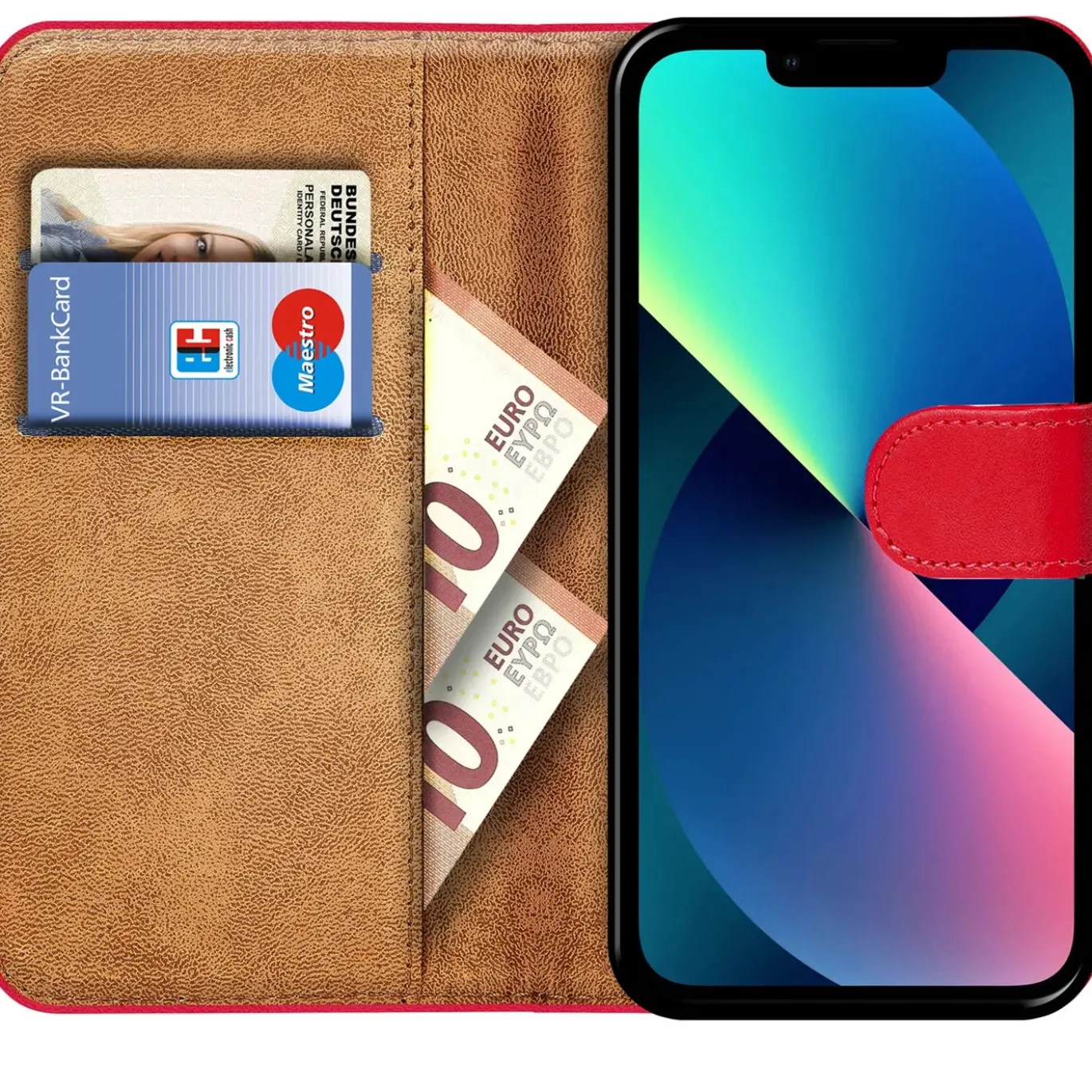 iPhone 14 - Klapphülle mit Kartenfächern