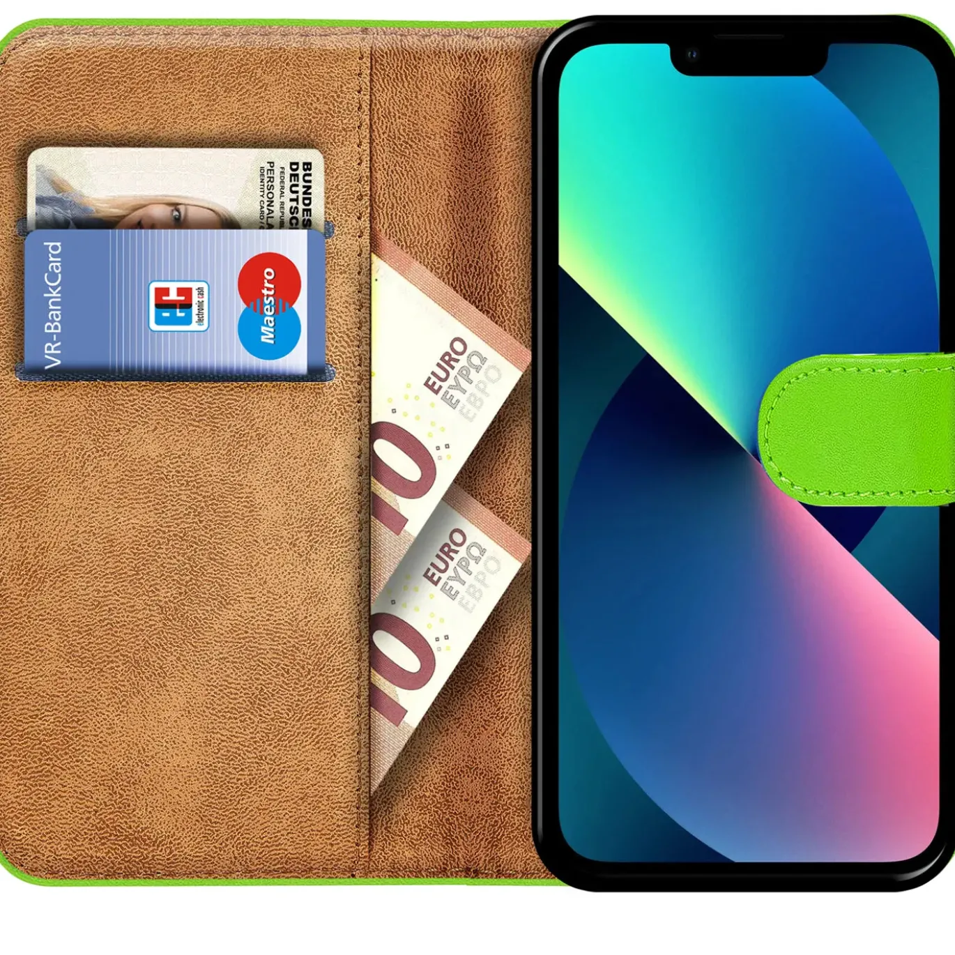 iPhone 14 - Klapphülle mit Kartenfächern