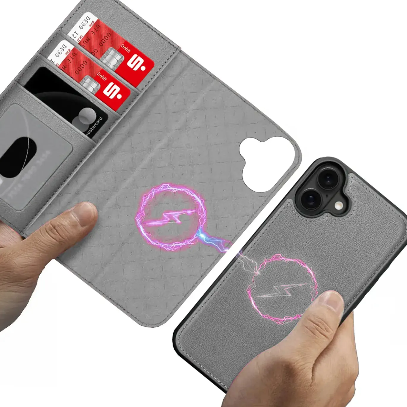 iPhone 17 - Klapphülle mit Kartenfächern & MagSafe-Kompatibilität