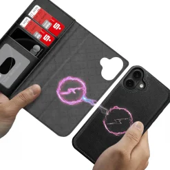 iPhone 17 - Klapphülle mit Kartenfächern & MagSafe-Kompatibilität