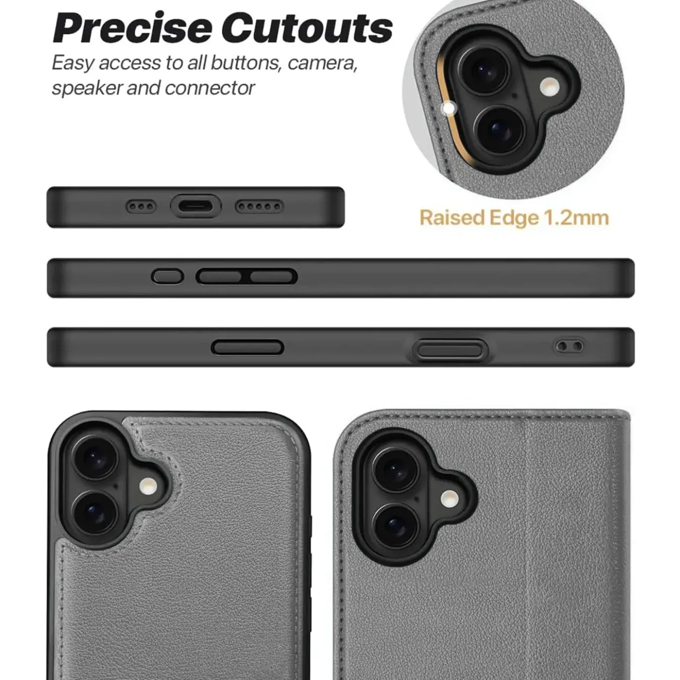 iPhone 17 - Klapphülle mit Kartenfächern & MagSafe-Kompatibilität