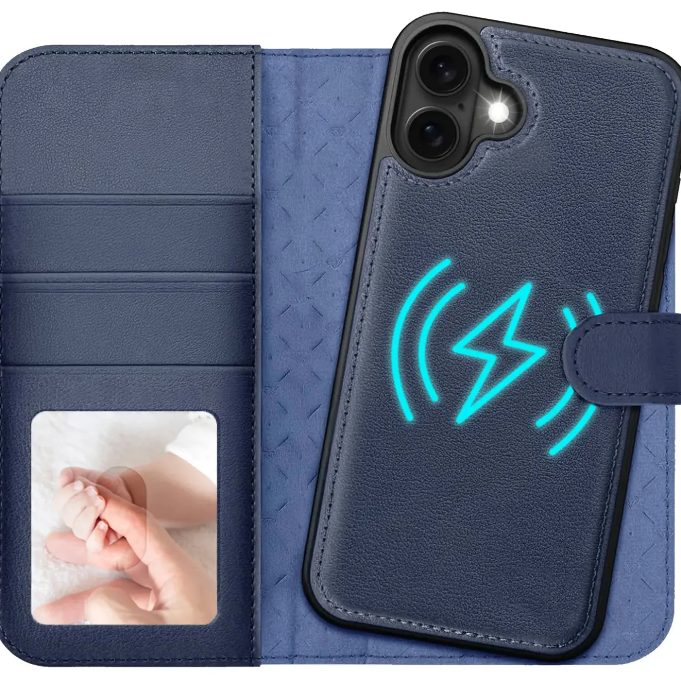 iPhone 17 - Klapphülle mit Kartenfächern & MagSafe-Kompatibilität