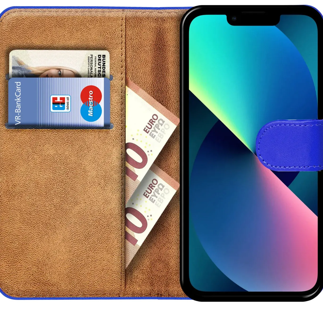 iPhone 13 - Klapphülle mit Kartenfächern