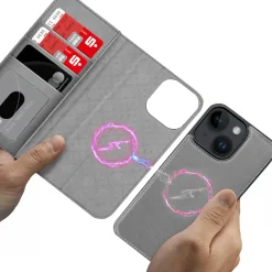 iPhone 14 - Klapphülle mit Kartenfächern & MagSafe-Kompatibilität