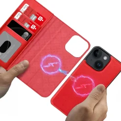 iPhone 15 - Klapphülle mit Kartenfächern & MagSafe-Kompatibilität