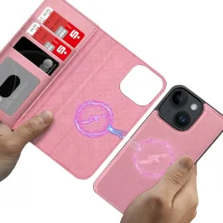iPhone 15 - Klapphülle mit Kartenfächern & MagSafe-Kompatibilität