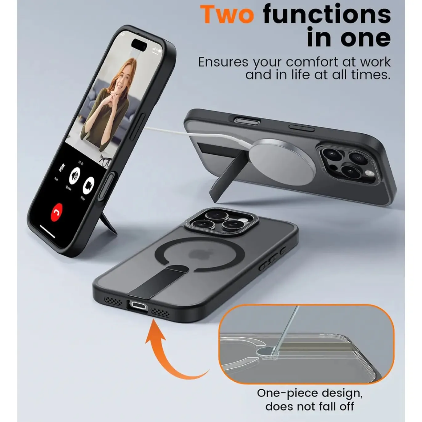 iPhone 16 - MagSafe Case mit Aufstellfunktion