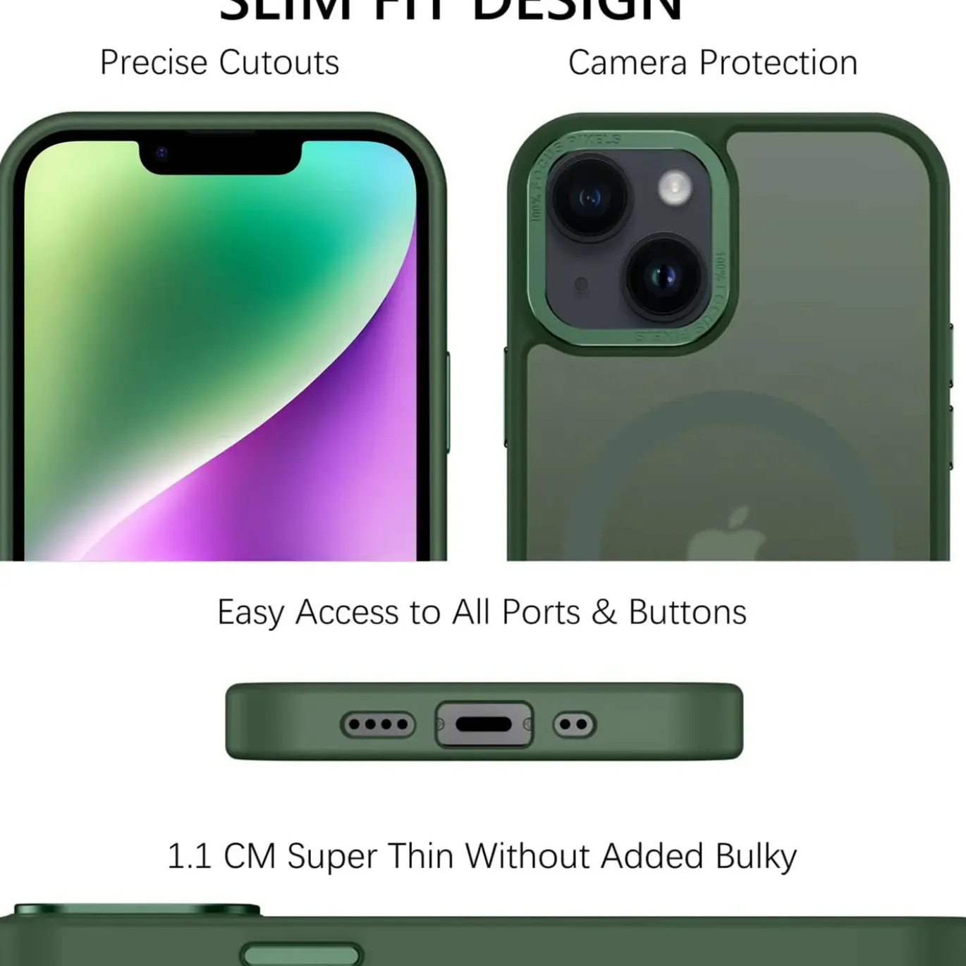 iPhone 14 - MagSafe Hülle mit Kameraschutz