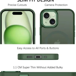 iPhone 15 - MagSafe Hülle mit Kameraschutz