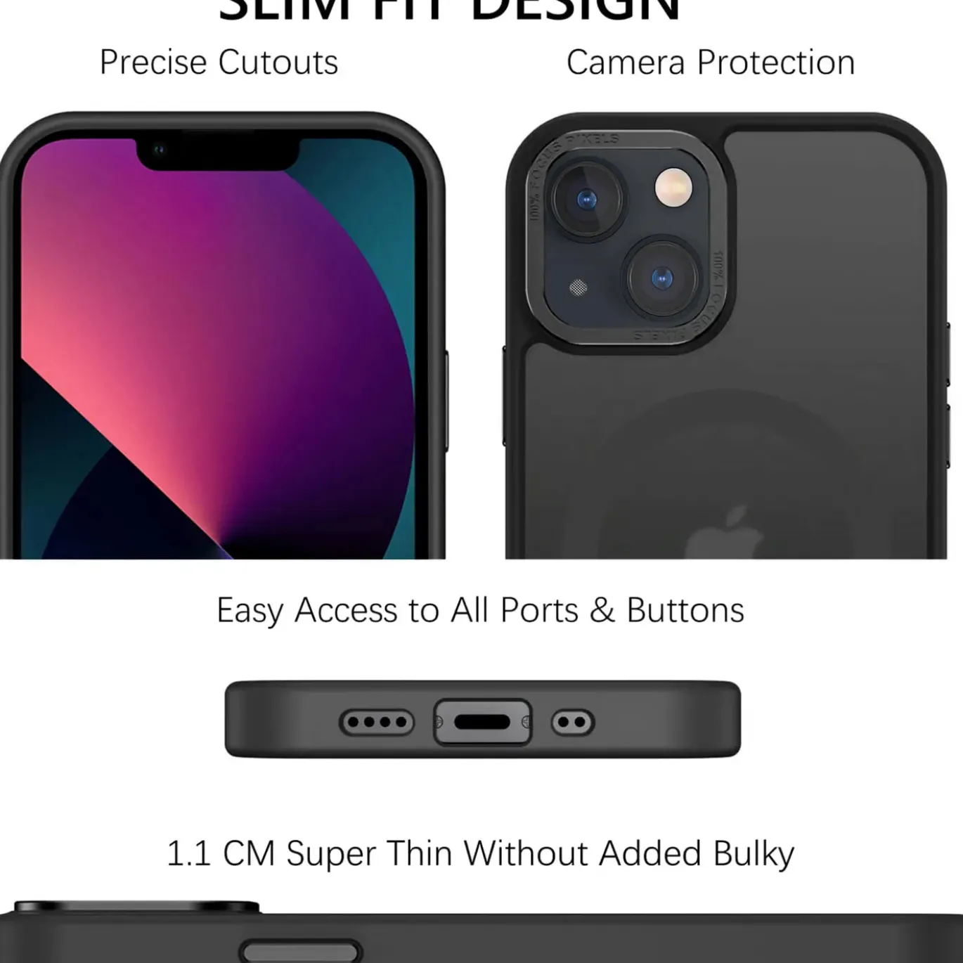 iPhone 13 - MagSafe Hülle mit Kameraschutz