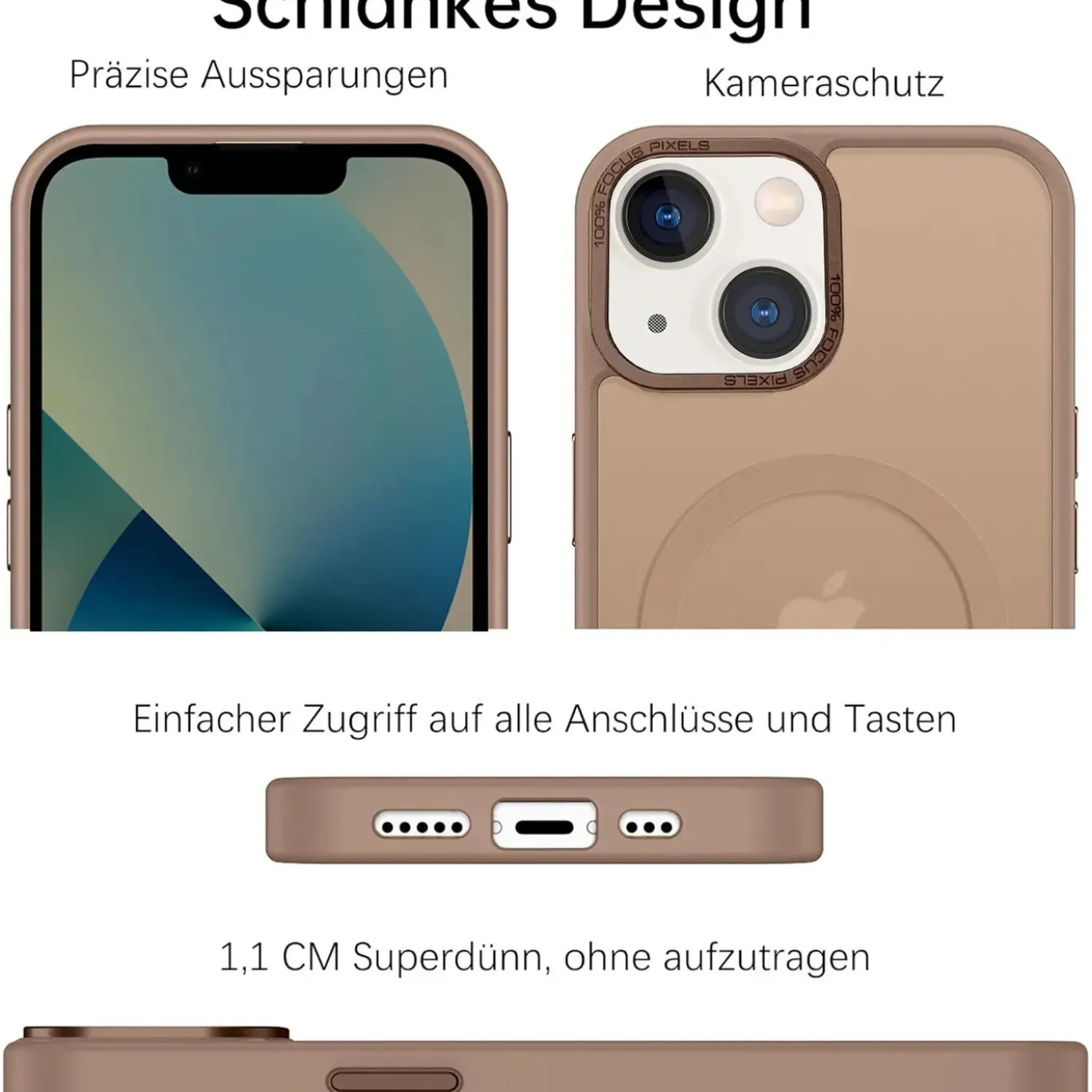iPhone 13 - MagSafe Hülle mit Kameraschutz