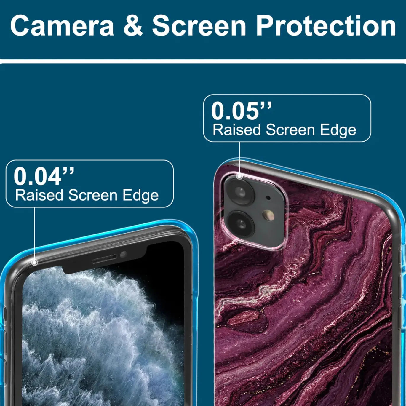 iPhone 11 - Marmor & Sand Design Hülle
