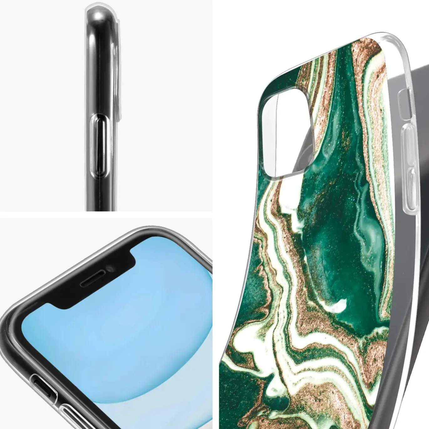 iPhone 11 - Marmor & Sand Design Hülle