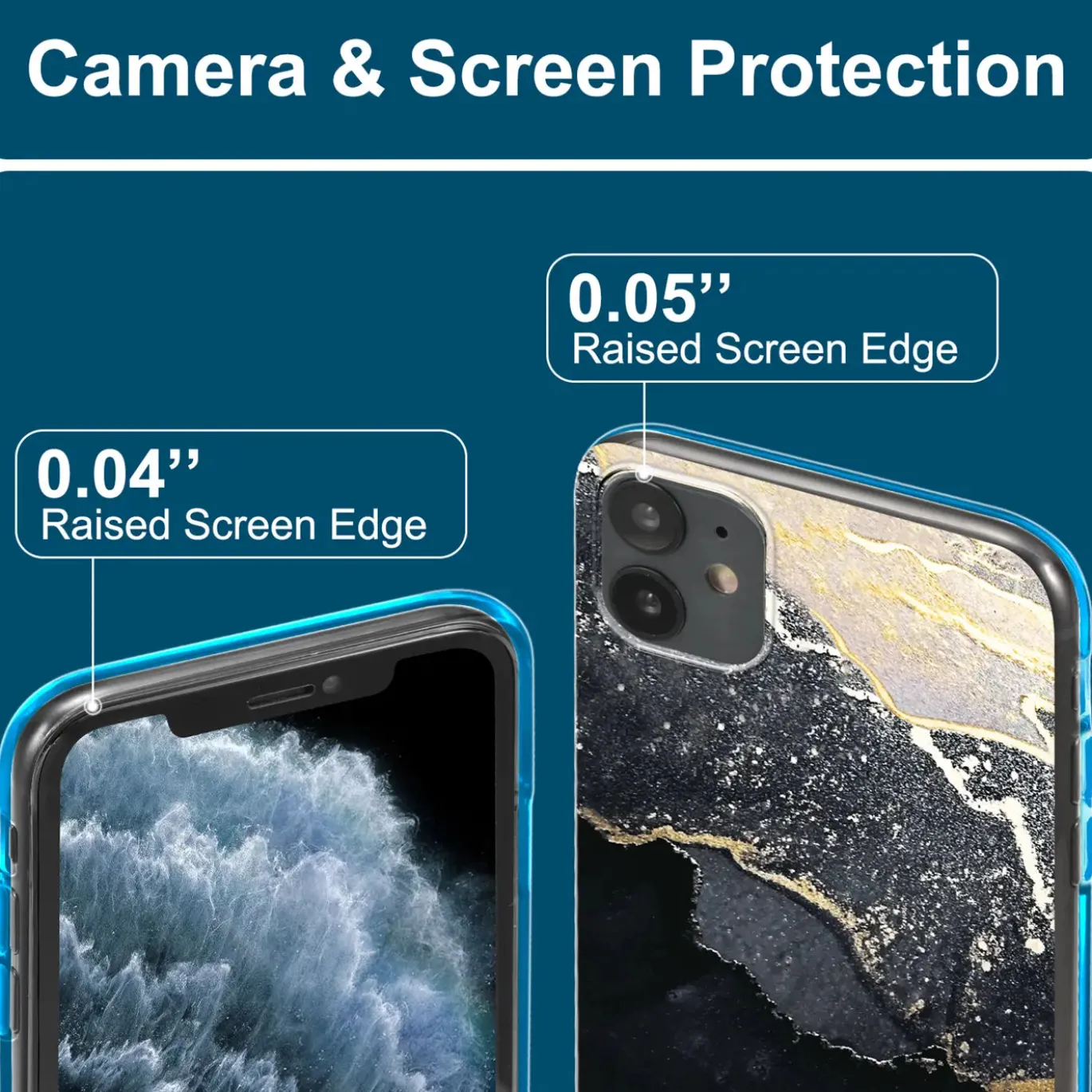 iPhone 11 - Marmor & Sand Design Hülle