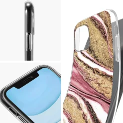 iPhone 11 - Marmor & Sand Design Hülle